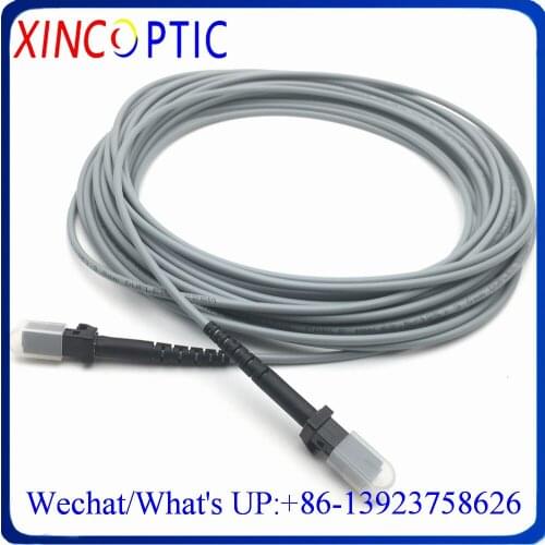 10M MM OM1 3.0mm Duplex Twin Armored Fiber Cable,MTRJ to MTRJ DX Dual Fiber Optical Patch Cord Cable Connector
