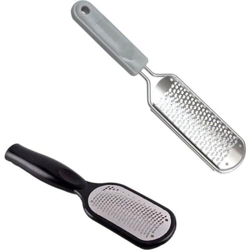 2 Pcs Colossal Foot Rasp Foot File and Callus Remover,Best Foot Care Pedicure Metal Surface Tool Black & Silver