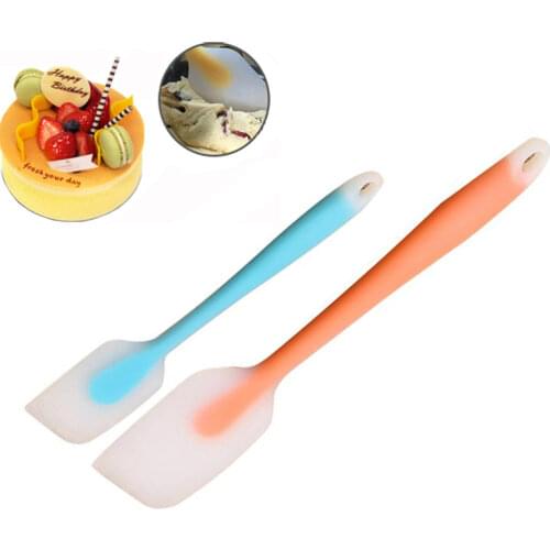 2Pcs Baking Tools Silicone spatula set cookie pastry scraper Ice Cream Scoop Cakes Spatula decorating