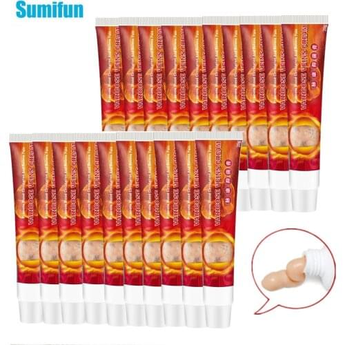 20pcs Treatment Varicose Veins Cream Pain Relief Ointment Vasculitis Phlebitis Spider Leg Herbs Medical Plaster Angiitis Removal
