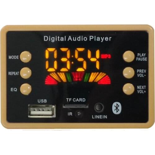 Wireless Bluetooth 5.0 MP3 WMA Decoder Board Audio Module Support USB TF AUX FM EQ function Audio Radio For Car accessories