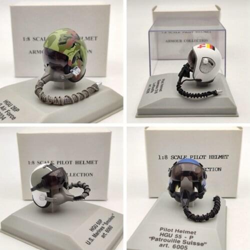 CDC Armour 1/8 Scale Pilot Helmet HGU 33P/26P/55P/MK 10/Gueneau 316/APH 6B Diecast Models Auto Toys Collection Gift