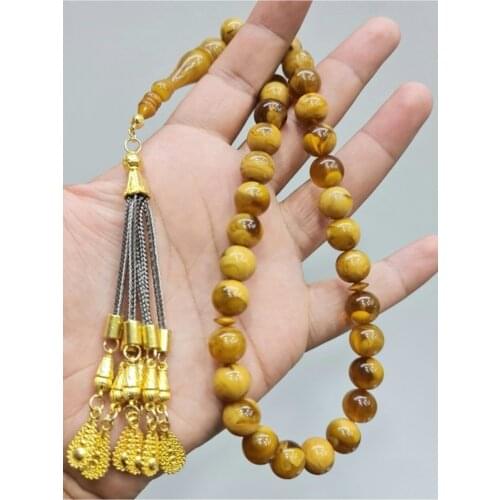 Islamic Tasbih Muslim Rosary Beads 33 Prayer Rosary For Men Bracelet For Men Accessory amber oltu amber stone Handmade Turkey