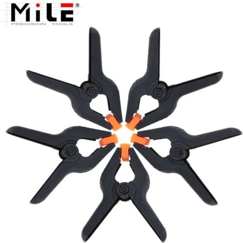MILE 5PCS/LOT 95mm Strong Adjustable Nylon Spring Clamps for Photography Studio Tool Accessories Background Backdrops Fixed Clip