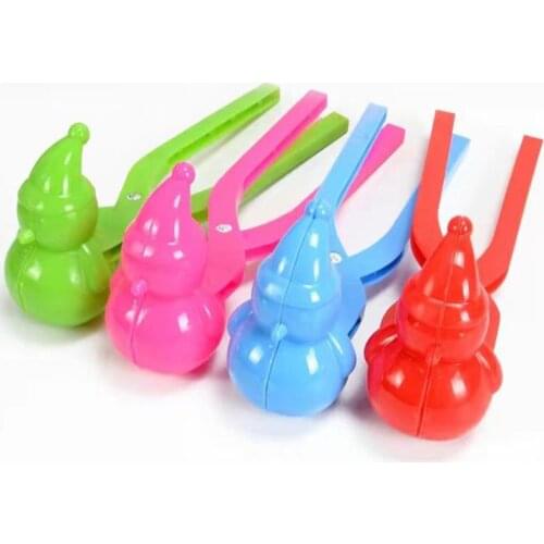 Hot Snowball Maker Plastic Clip Kids Outdoor Sand Snow Ball Mold Toys Fight Duck Snowman Maker Clip Toy for Children