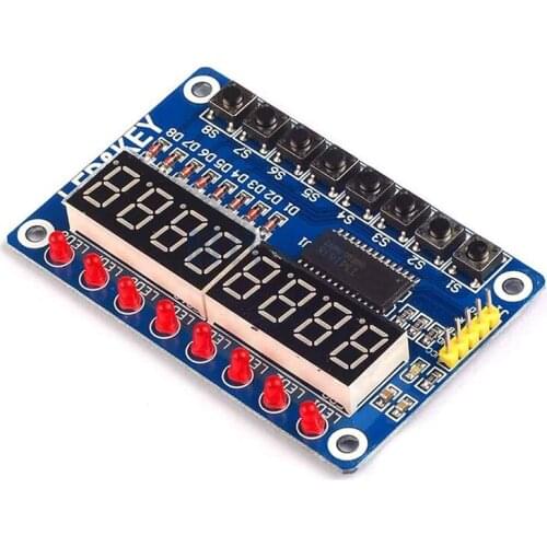 TM1638 Module Key Display For AVR Arduino New 8-Bit Digital LED Tube 8-Bit