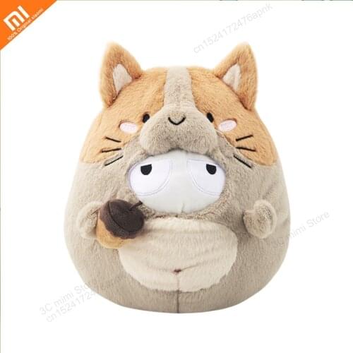 Original xiaomi new Rat year mascot little mouse 25CM doll soft PP tampon child cartoon toy gift girl