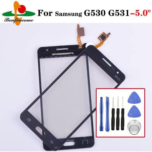 TouchScreen For Samsung Galaxy Grand Prime G531H G531F G530H G530F G530 G531 G5308 Touch Screen Digitizer Panel Sensor NO LCD