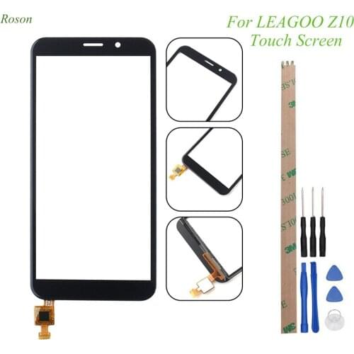 Roson for Leagoo Z10 Touch Screen Perfect Replacement Touch Panel TP For Leagoo Z10 Mobile Phone Accessories +Tools +Adhesive