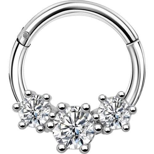 Body Punk Daith Earrings Hoop 16G Tragus Piercing daith piercing Septum Piercing Surgical Steel