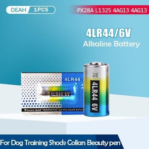 1PCS 6V 4LR44 Alkaline Battery A544V 4034PX PX28A L1325 4AG13 544 4A76 For Dog Training Shock Collars Camera Beauty Pen Dry Cell