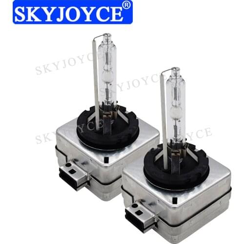 SKYJOYCE 1 Pair 35W Original D1S HID light Bulb 3000K Yellow 4300K 5000K 6000K 8000K Blue Green Purple Metal Claw D1S HID Bulb