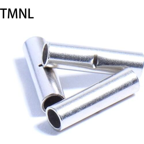 Butt Connectors Crimp Terminal Insulated DIY Sleeve Electrical Wire repair connecting pipe joint Small Tube Copper Connection