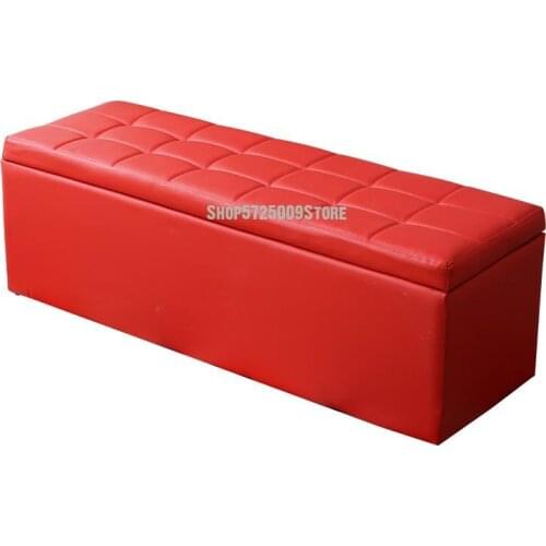 Clothing Store Shoes Changing Stool Storage Strip Sofa Stool Household Rectangular Rest Stool Fitting Room Can Sit Storage Stool