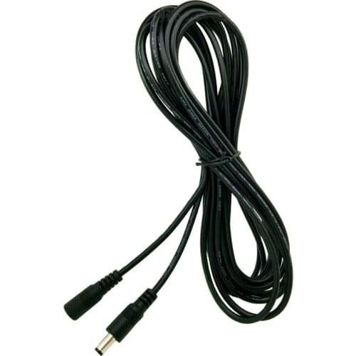 3m DC12V Power Extension Cable, 3.5mm outer diameter Connector Male To Female For CCTV Network Security Camera
