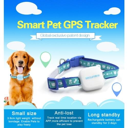 Smart pet gps tracker mini dog locator position collar accurate gps tracking tracker cat for animals devices finder Waterproof