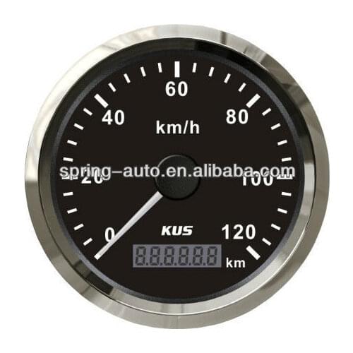 KUS 85mm GPS speedometer velometer 120km/h for car motorcycle tractor with backlight