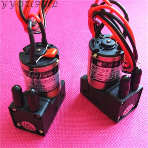High quality JNF small ink pump 24VDC 3W 100-150ML/MIN Micro diaphragm liquid pump for large eco solvent printers 1pc retail