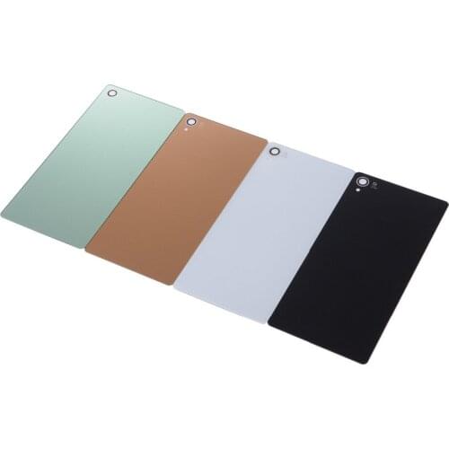 For SONY Z3 D6603 Back Battery Cover Rear Door Housing For SONY Z3 D6653 Glass Battery Cover With NFC