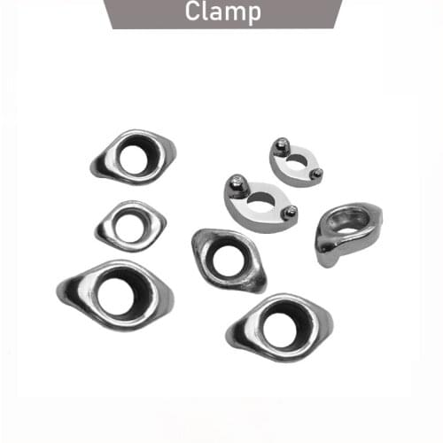 10PCS Clamps High Hardness R4 R5 R6 R8 Milling Inserts Screw Round Endmills Milling Ddisc Clamp Accessories Plate Durable