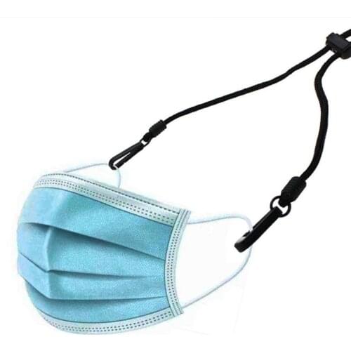 1PC Mask Extender Anti-tightening Ear Protector Holder Mask Ear Rope Extenders Adjustment Buckle Black Hook Belt