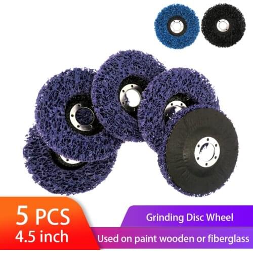 5pcs 4.5" Grinding Disc Wheel115x15mm Car Paint Rust Removal Clean Angle Grinder Grinding Abrasive Wheels
