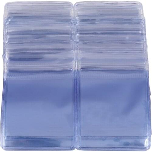 50pc 6x4cm Zipper Closure bags clear poly bag reclosable plastic small baggies