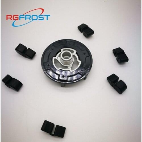 Auto air ac compressor clutch hub + rubber for 5SE09C 5SL12C 5SEU12C 6SEU14C 6SEU17C 7SEU17C