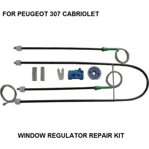 CAR PARTS 2003-2008 FOR PEUGEOT 307 CABRIOLET WINDOW REGULATOR REPAIR KIT FRONT LEFT SIDE NEW