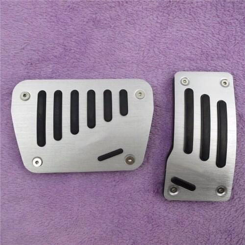 DEE Car Accessory For Mitsubishi ASX AT Fuel Brake Foot Rest Non Slip Pedal Plate,Accelerator Brake Pad Cover Pedal pads styling