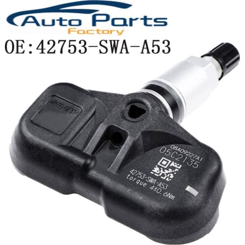 New Tire Pressure Sensor For Honda Accord CRV For 2007-2012 42753-SWA-A53 42753SWAA53 42753-SWA-306 PMV107M