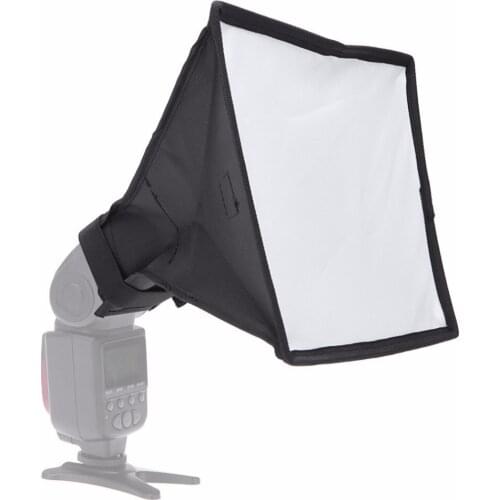 Diffuser Softbox 20 x 30cm Universal Foldable Flash Light Diffuser Softbox Soft box for Canon for Nikon DSLR Camera Wholesale