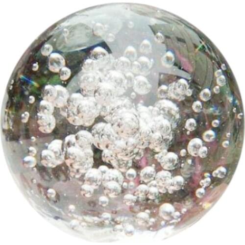 Home Transparent Glass Crystal Ball 40/80/100mm Sphere Photography Photo Shooting Props Lens Clear Round Artificial Ball Decor