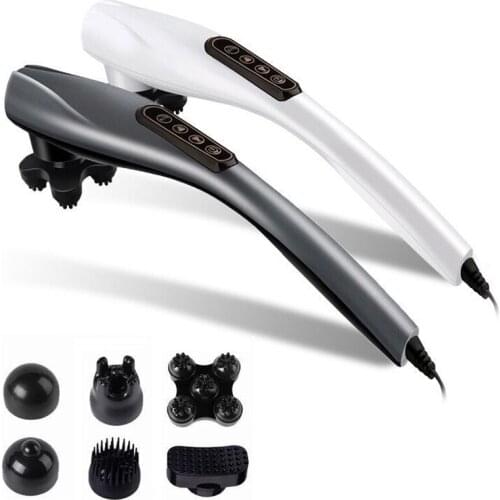 Electric Dolphin Massage Stick Cervical Massager Neck Shoulder Waist Home Massage Hammer Back Multifunctional Whole Body 220V