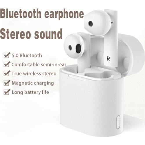 M6 Bluetooth headset is suitable for Air2 TWS binaural earbud mini headset TWS5.0 sports smart temperature measurement headset