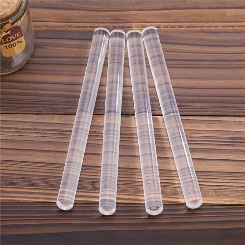 Hot Sale 1PC 20x2cm Fondant Rollers Transparent Cake Cookies Roller Pastry Cake Tools Non-stick Acrylic Rolling Pins
