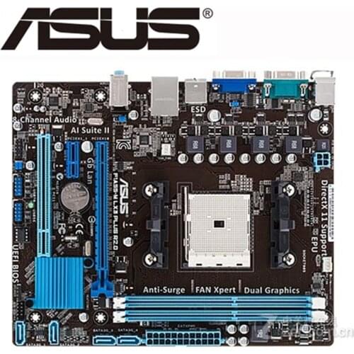 ASUS F1A55-M LX3 PLUS R2.0 Motherboard For AMD A55 DDR3 32GB Desktop Mainboard Systemboard SATA II PCI-E 2.0 PCI-E X16 Used