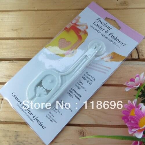 Fondant Cake Decorating Sugar Craft Making Wheel Embosser Cutter Tool Set