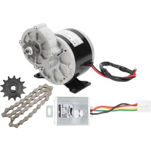 12V 250W DC Eletrical Motor Speed Controller Chain Wheel Gear Electric Bike Conversion Kit High Power Electric Bike Motor