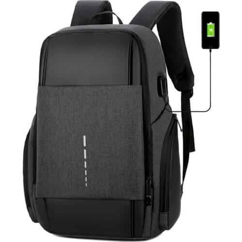 Popular multi-function USB charging mens Laptop Backpack youth fashion mens backpack anti theft reflective strip Backpack