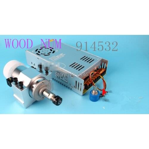 The spindle motor of 300 w + 52 mm fixture + adjustable power supply