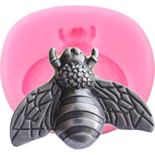Bumble Bee Silicone Molds Cake Decorating Tools Cupcake Topper Fondant Mold Jewelry Resin Clay Candy Chocolate Gumpaste Moulds
