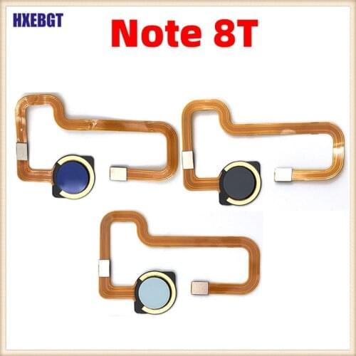 For Xiaomi Redmi Note 8T Fingerprint Scanner Flex Cable Touch ID Sensor With Extended Flex Cable Smartphone Parts