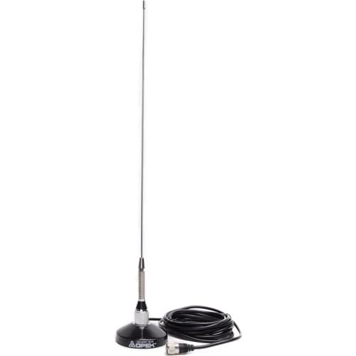 ABBREEVH-1208MU PL-259 Super Suction Stents Magnetic Mount VHF UHF Dual Band VHF UHF Antenna for TYT Kenwood QYT Mobile Radio