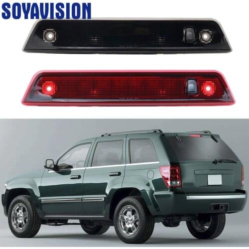 High mount Red Smoke third Tail Rear Brake Stop LED Light Rear Lamp for Jeep Grand Cherokee 2005 -2010