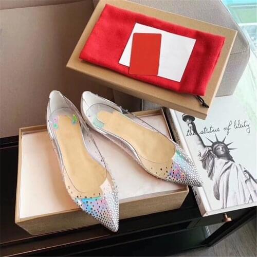 Womens Shoes New Fashion Casual Shoes Pointes Toe Dress Shoes Luxury Brand party Shoes For Women Hot Sell Flat Shoes For Summer