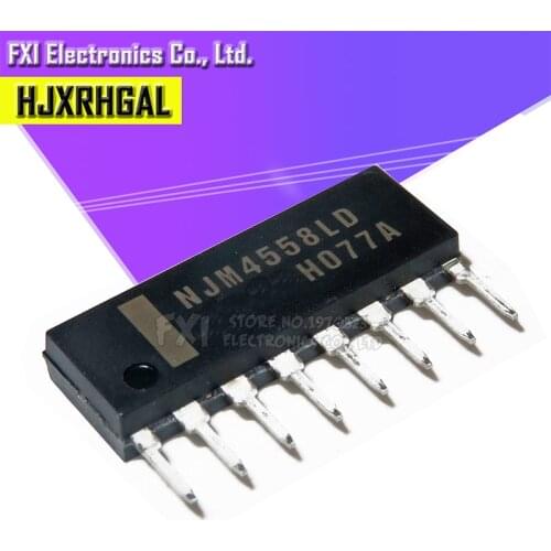 10PCS NJM4558L NJM4558 SIP8 SIP Dual operational amplifier New original