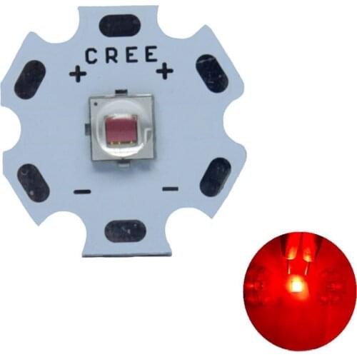 10W T6 620nm Red Light LED Star 16mm 20mm