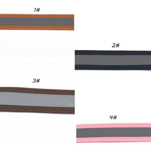 20mm Safety Silver ReflectiveWebbing Striped Webbing For Canvas Bag Purse Strap Handles,For Tote Bag Upholstery Belt 5 Yard