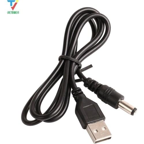 500pcs/lot USB To DC 2.0mm/2.5mm/3.5mm/5.5mm Power Cable USB A Male To 3.5 Jack Connector Power Supply Charger Adapter for HUB
